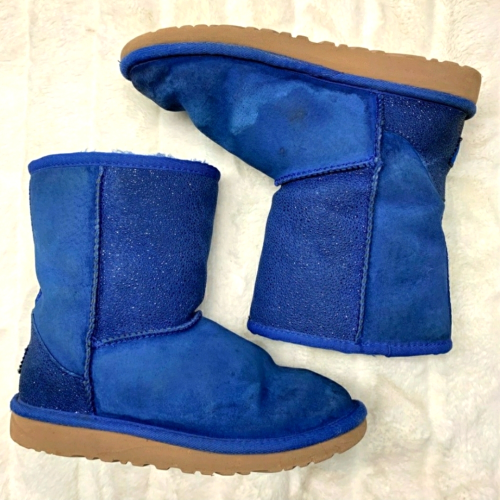 UGG size 3/5 Serein Short Blue Boots - Picture 1 of 6